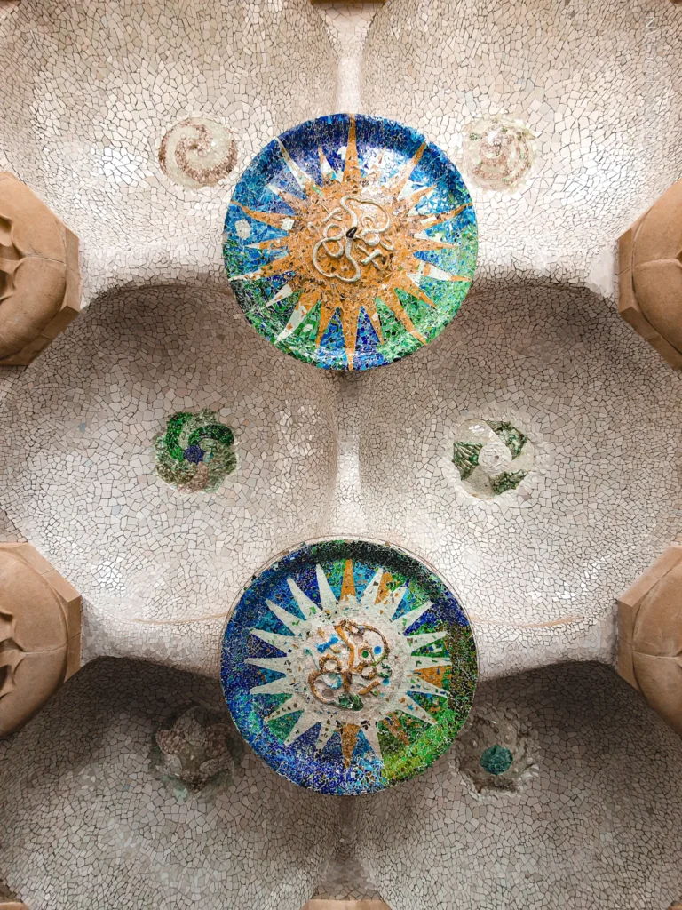 Ceiling in Park Guell