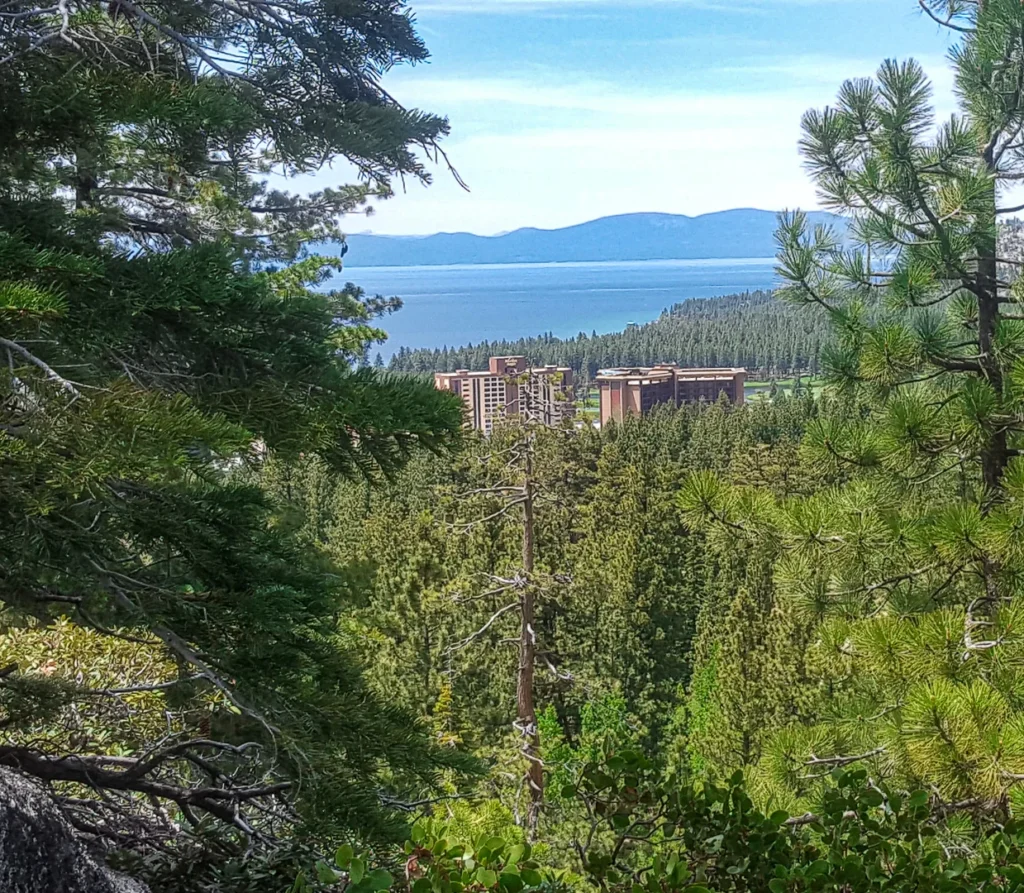 Widok z góry South Lake Tahoe