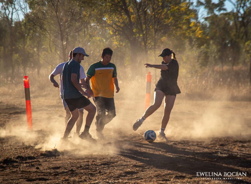 Australia soccer male and female team game